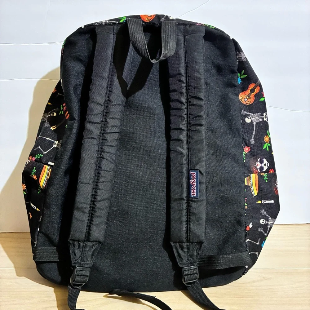 JanSport Skeleton Backpack Day Of The Dead Dia De Muertos Novelty Print Festival